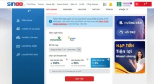 nạp tiền sin88