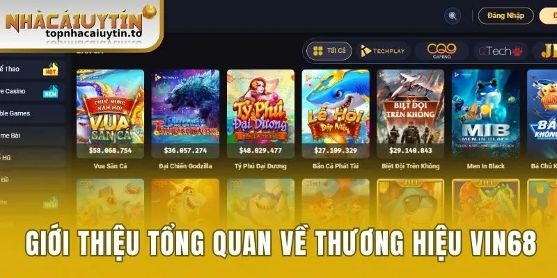 Giới thiệu tổng quan về thương hiệu Vin68